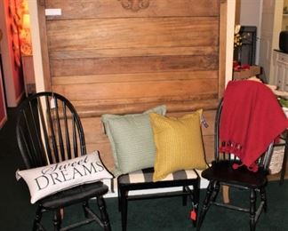 Beautiful antique bed.  