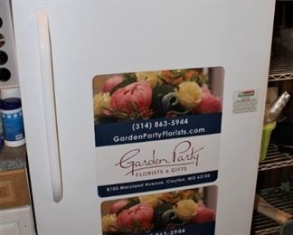 Full size refrigerator only.  No freezer.  Great for florist, businesses, caterers or just to store lots of beverages!