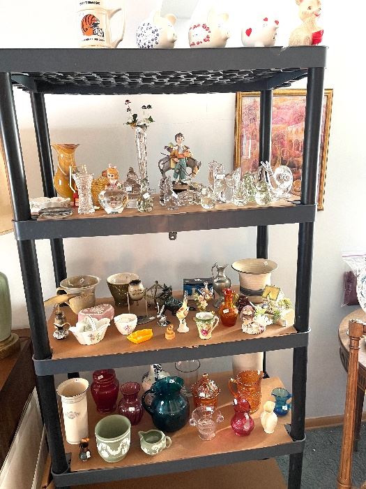 Depression glass-Carnival glass-Art glass