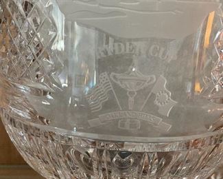 Waterford crystal Ryder Cup 10” bowl