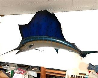 5 foot swordfish $100