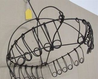 Metal General Store Broom Display Rack