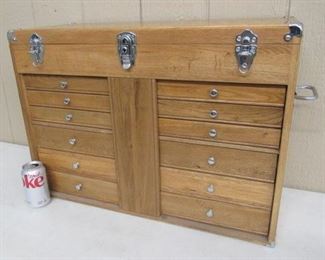 Oak Machinist Tool Chest