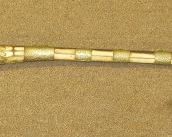Early Flintlock Rifle w/Bone, Silver, Turquoise, & Coral