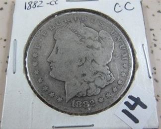 1882 Carson City Silver Dollar