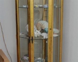 Multi-sided curio cabinet