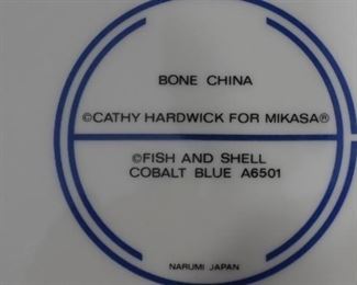 Fish and Shell pattern dishes from Mikasa