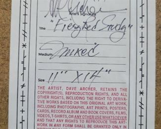Dave Archer original piece