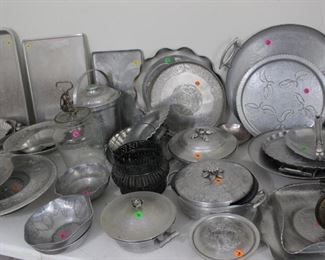 Hammered aluminum