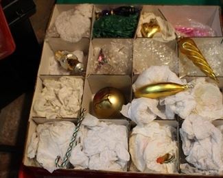 Christmas ornaments - found in basement