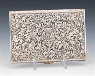  Italian Silver Cigarette Case 