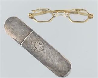 10k Gold Filled Eyeglasses, Late18th to Mid19th Century