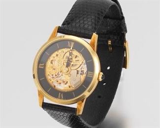 1986 Museum Of Horology 18K Skeleton Watch