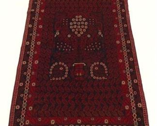Afshar Tree of Life Carpet, ca. 1970s