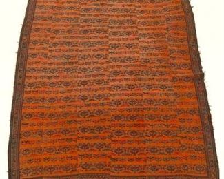 Antique Persian Kurdish Soumak Carpet, ca. 1930s