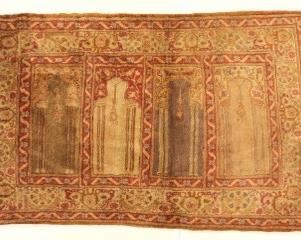 Antique Turkish Village Carpet, ca. 1930s