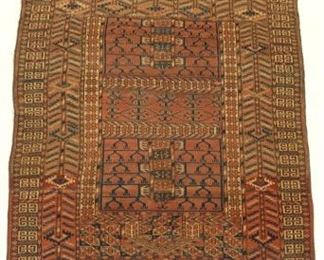 Antique Turkman Carpet, ca. 1900s