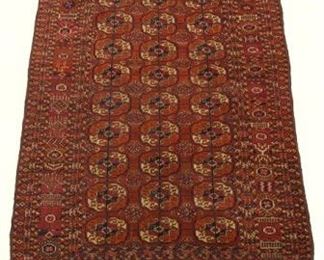 Antique Turkman Carpet, ca. 1910s