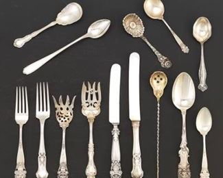 Assorted Sterling Serving Flatware