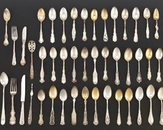 Assorted Sterling Spoons and Flatware
