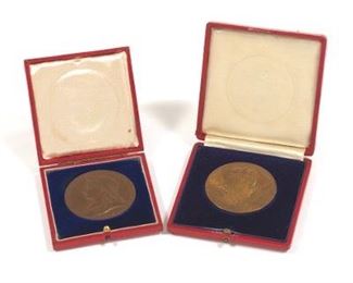 British Empire Victoria and Edward VII Jubilee Medals in Presentation Boxes 