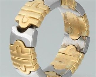 Bulgari Two Tone Wedding Band 