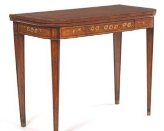 Card Table With HandPainted Details