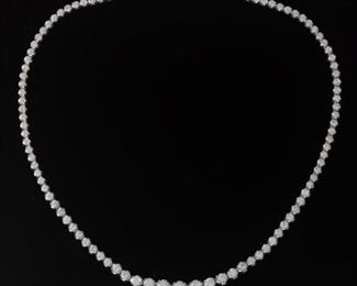 Diamond Riviere Necklace 