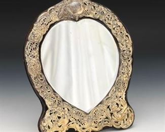 Dominick Haff Sterling Framed Mirror