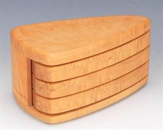 Don Drumm Gallery Birds Eye Maple Jewelry Box