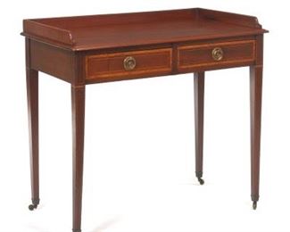 Federal Style TwoDraw Butler Stand, ca. 20th Century 