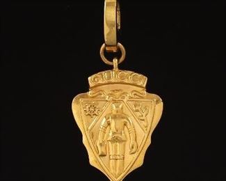 Gucci 18k Gold Charm 