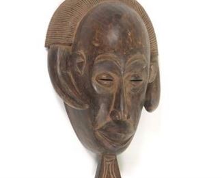 Guro Cermonial Tribal Mask, The Ivory Coast of Africa
