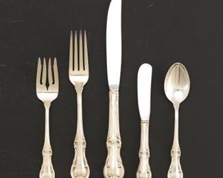 International Sterling Flatware Service for Eight, Joan of Arc Pattern