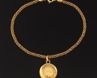Ladies 18k Gold Bracelet 