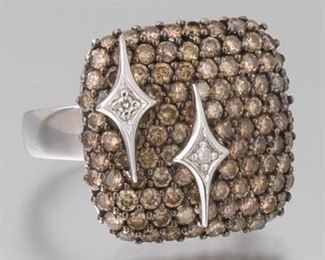 Ladies Champagne Diamond Ring 