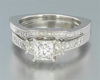 Ladies Diamond Engagement Set 