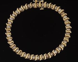 Ladies Diamond Tennis Bracelet 