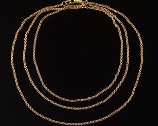 Ladies Gold Chain Necklace 