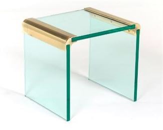 Leon Rosen Waterfall Small Side Table for Pace Collection