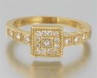 Leslie Green Diamond Ring 