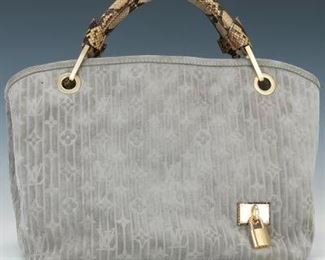 Louis Vuitton Limited Edition Monogram Suede Whisper PM