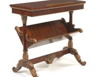 Maitland Smith Library Table with Book Stand