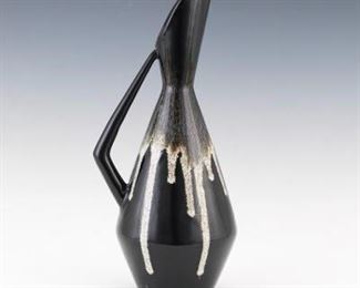 MCM Glazed Ceramic Pitcher, Manner of Royal Haeger