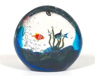 Murano Art Glass Aquatic Sculpture