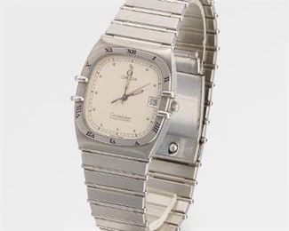 Omega Quartz Stainless Constellation Chronometer Watch 