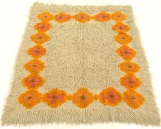 Oushak Turkish Village Carpet, ca. 1970s