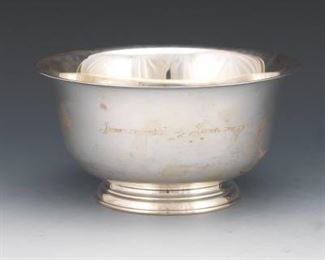 Paul Revere Sterling Silver Reproduction Bowl by WEB