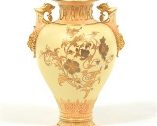 Royal Worcester Renaissance Revival Vase, ca. Late 19th CenturyEarly 20th Century