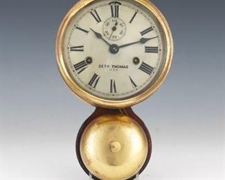 Seth Thomas Brass Ships Clock